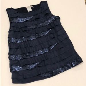 Crewcuts Sequins & Satin Tank